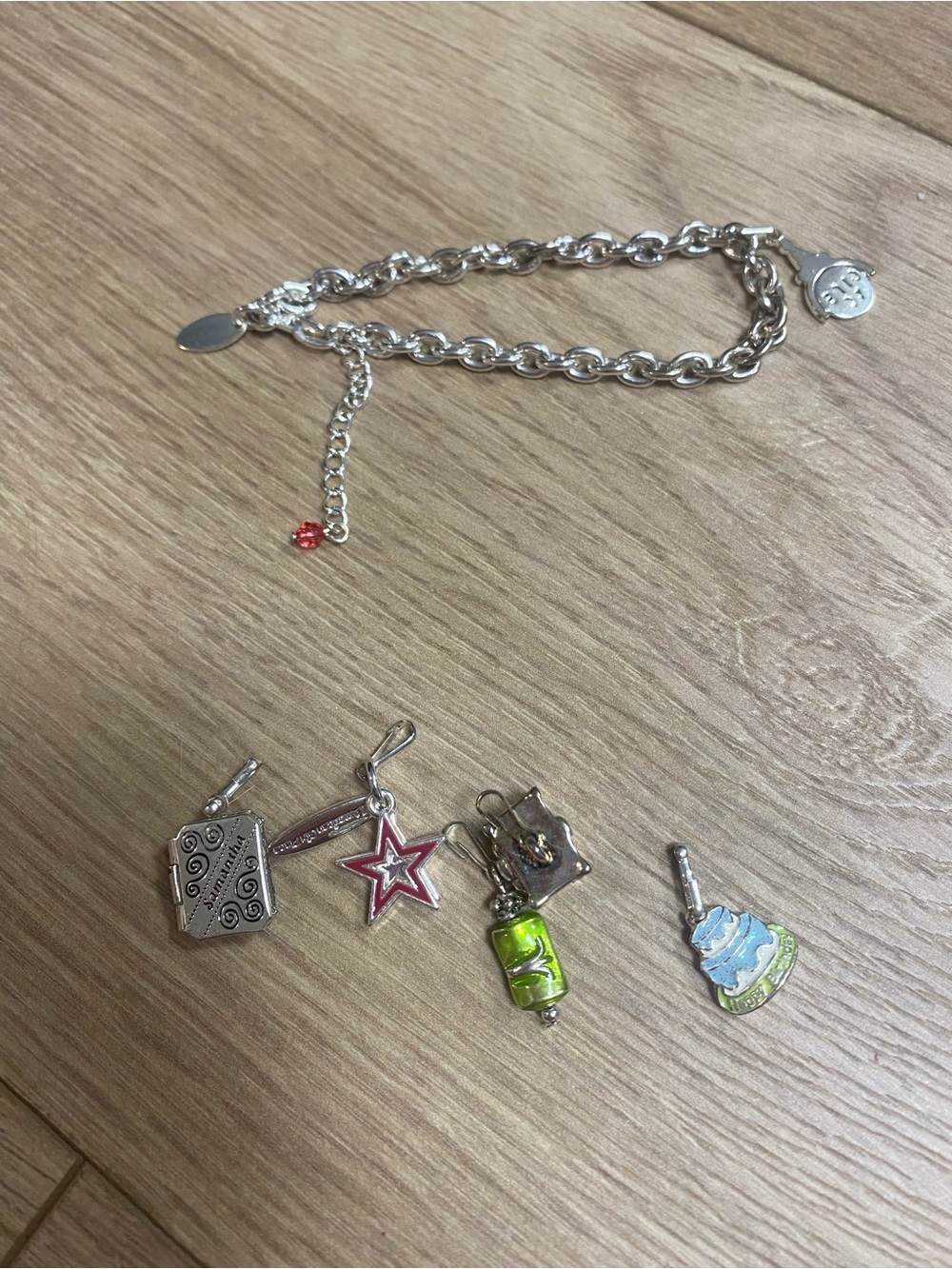 American Girl Club Charm Bracelet with charms and case - Picture 4 of 6